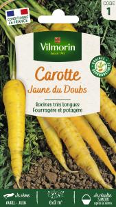 Carotte Jaune Obtuse du Doubs - Légumes d'Autrefois